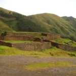 Andean Inca Ruins Stone Terraces