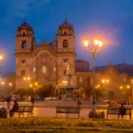 Cusco Plaza De Armas Cathedral Night
