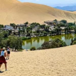 Huacachina Oasis Sand Dunes Tourists