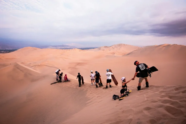 Ica Sandboarding Group Dunes