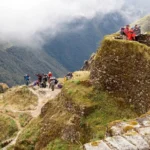 Inca Trail Hikers Resting Viewpoint