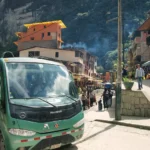 Machu Picchu Bus Aguas Calientes Street