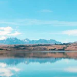 Piuray Lake Andes Mountains Reflection