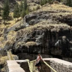 Queswachaka Inca Rope Bridge Woman
