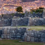 Sacsayhuaman Walls Cusco City Dusk