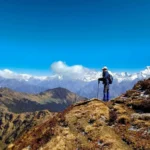 Salkantay Trek Hiker Mountain Ridge