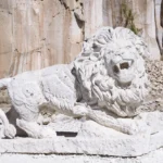 Sillar Stone Lion Statue Quarry Arequipa