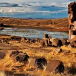 Sillustani Chullpa Tower Lake Umayo