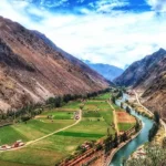 Urubamba River Valley Aerial Fields 2